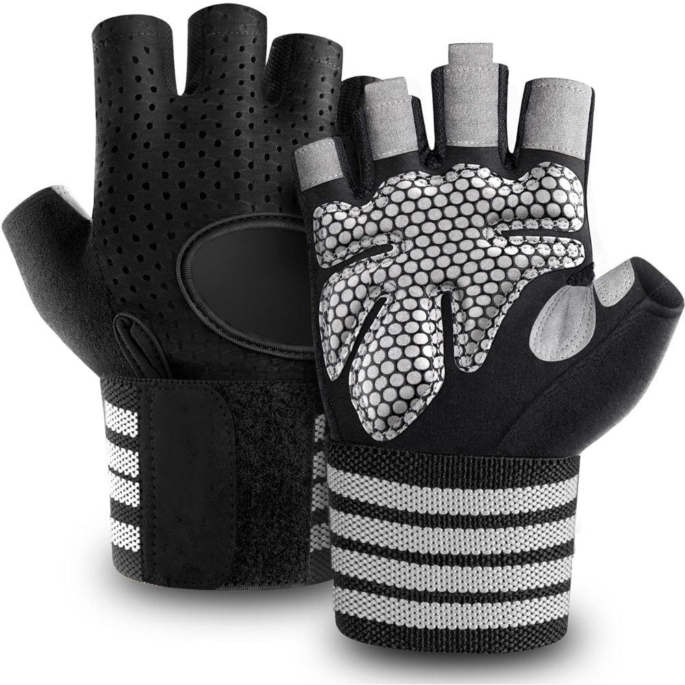 Crossfit Gear For Men - Fitness Gloves with Wrist Support, Non-Slip