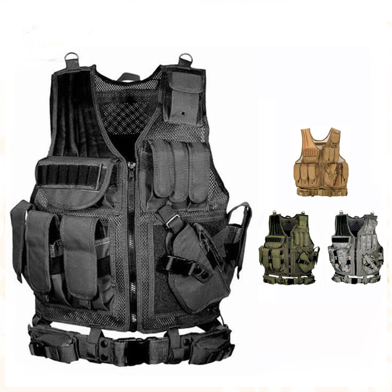 Crossfit Vest - Adjustable Molle Tactical Vest Combat Body