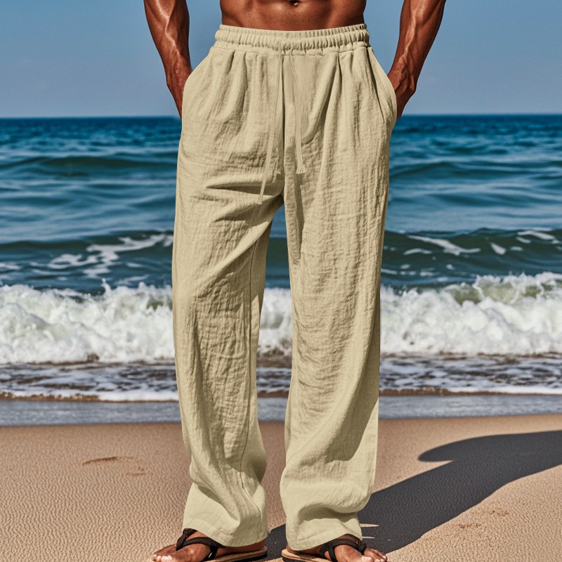 Crossfit Male - Men Summer Baggy Pants Straight Leg