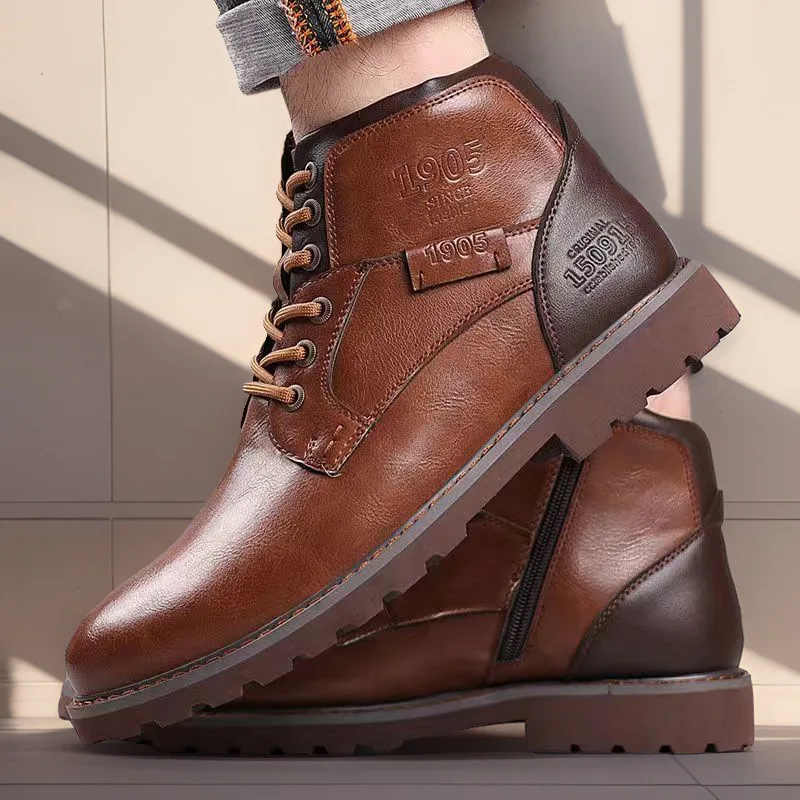 Crossfit Male - Handmade Men Boots Autumn Winter Male