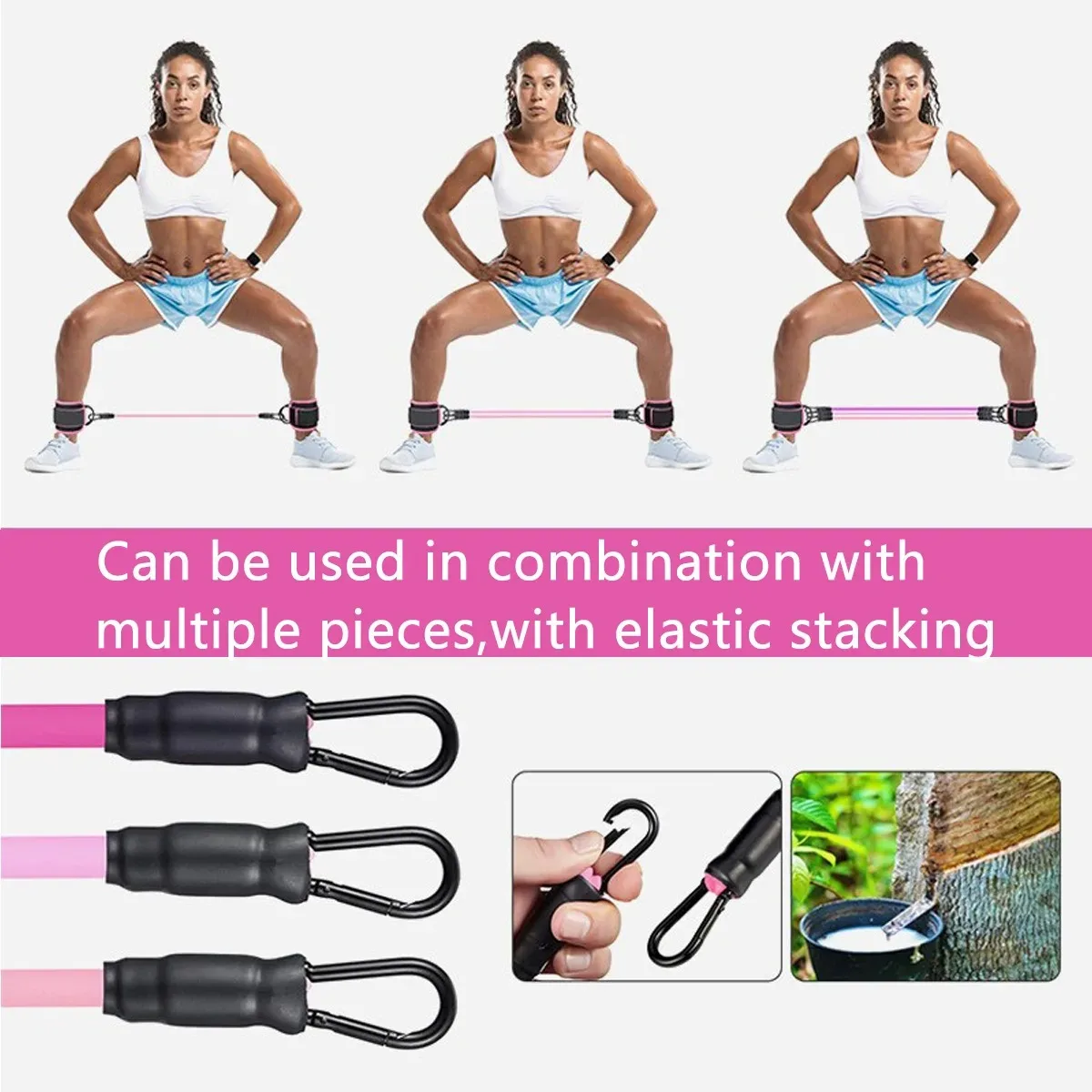 Ankle Strap Resistance Bands H - Crossfit Workout With Equipment recension och pris