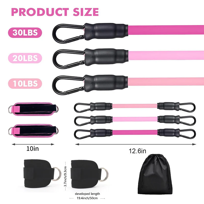 Ankle Strap Resistance Bands H - Crossfit Workout With Equipment recension och pris