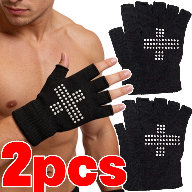 Half Finger Gloves Stretchy Li - Crossfit Gear For Men recension och pris