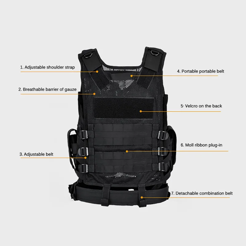 Adjustable Molle Tactical Vest - Crossfit Vest recension och pris