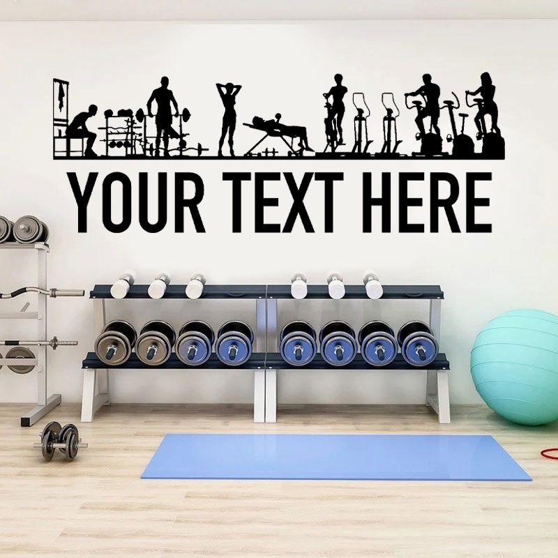 Gym People & Equipment Wall De - Crossfit Workout With Equipment recension och pris