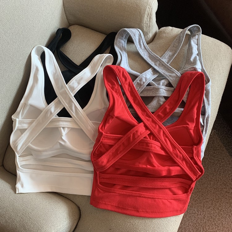 Summer Fashion Cross Back Stra - Crossfit Vest recension och pris