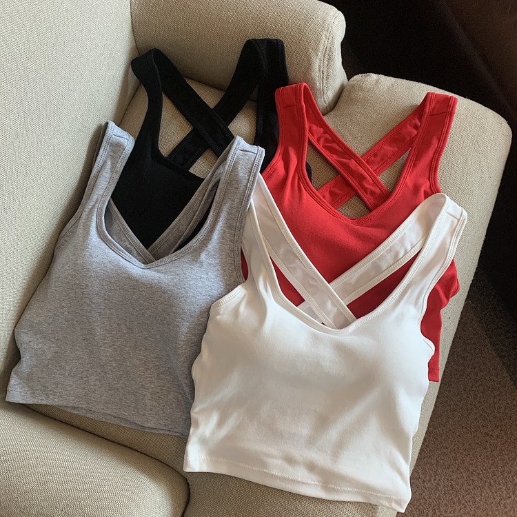 Summer Fashion Cross Back Stra - Crossfit Vest recension och pris