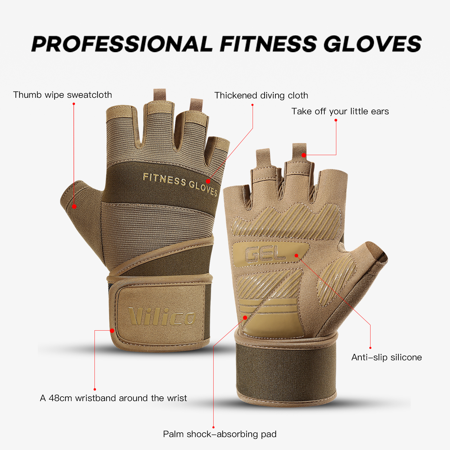 Hunting Gloves Tactical Gear C - Crossfit Fitness Gear recension och pris