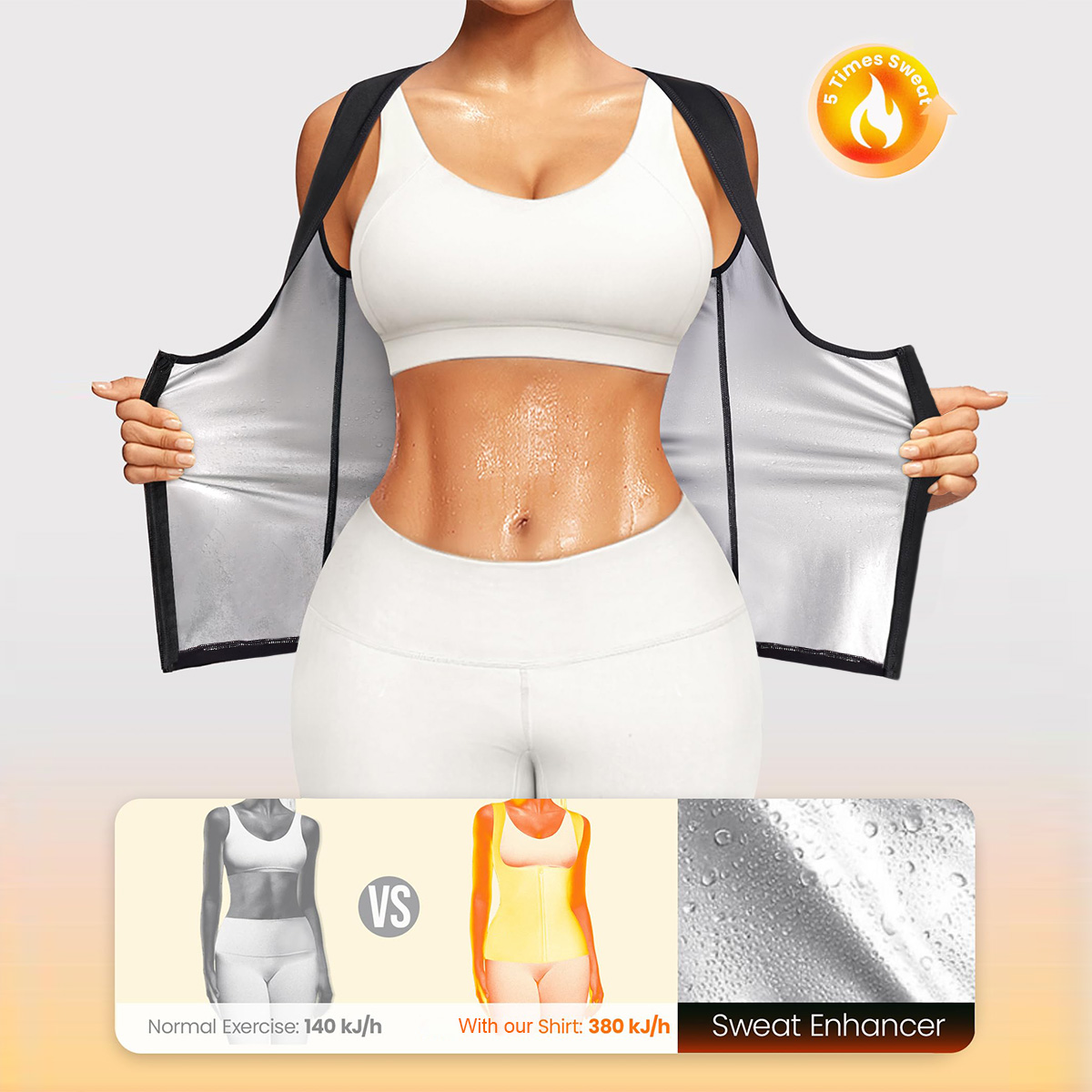1PCS Women’s Sweat Vest for We - Crossfit Vest recension och pris