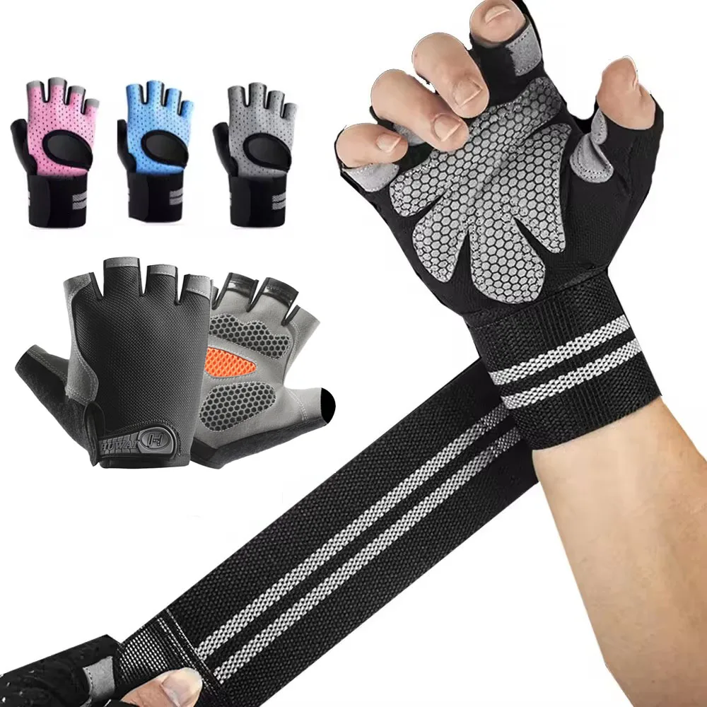 1Pair Half Finger Gym Fitness  - Crossfit Workout With Equipment recension och pris