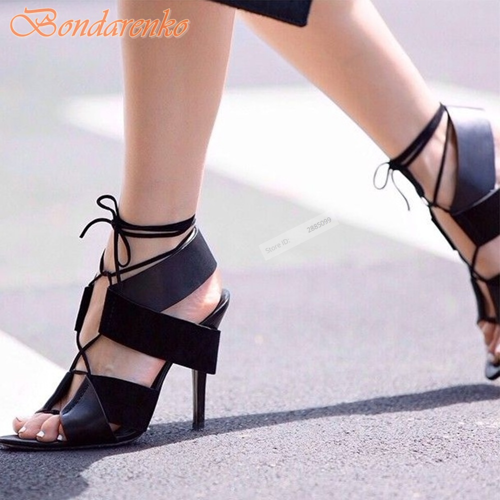 Cross Straps Hollow Sandals St - Crossfit Lady recension och pris