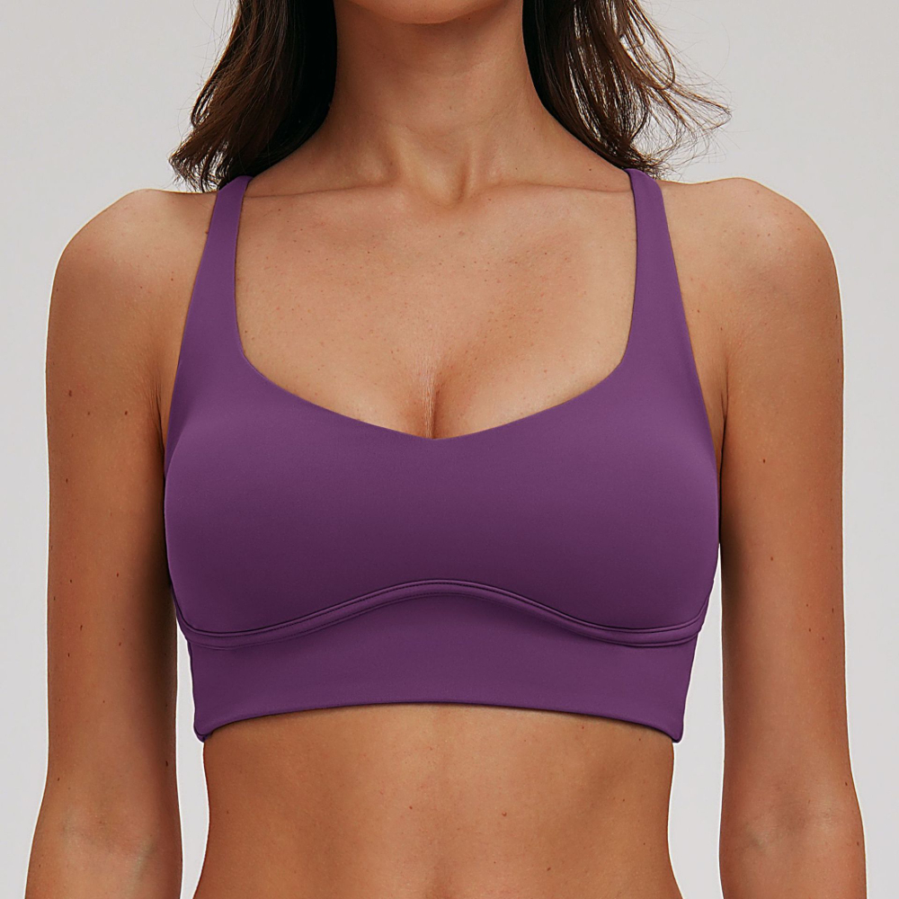 Sexy V-neck Sports Bra Yoga Un - Crossfit Yoga recension och pris