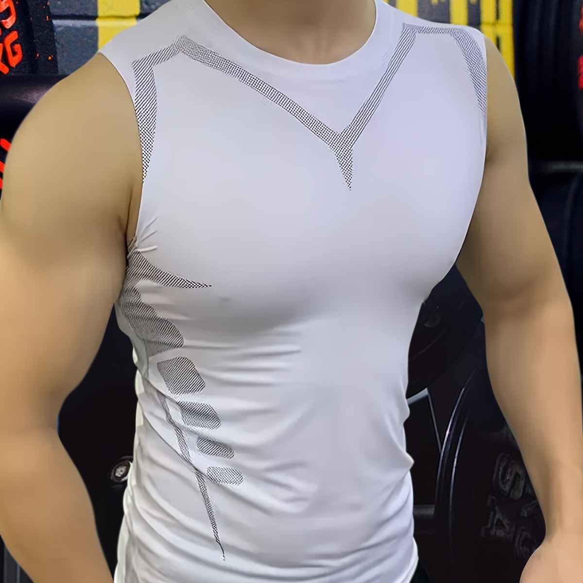 Mans Compression Tank Top Men  - Crossfit Vest recension och pris