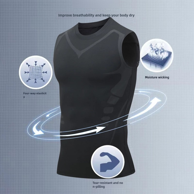Mans Compression Tank Top Men  - Crossfit Vest recension och pris