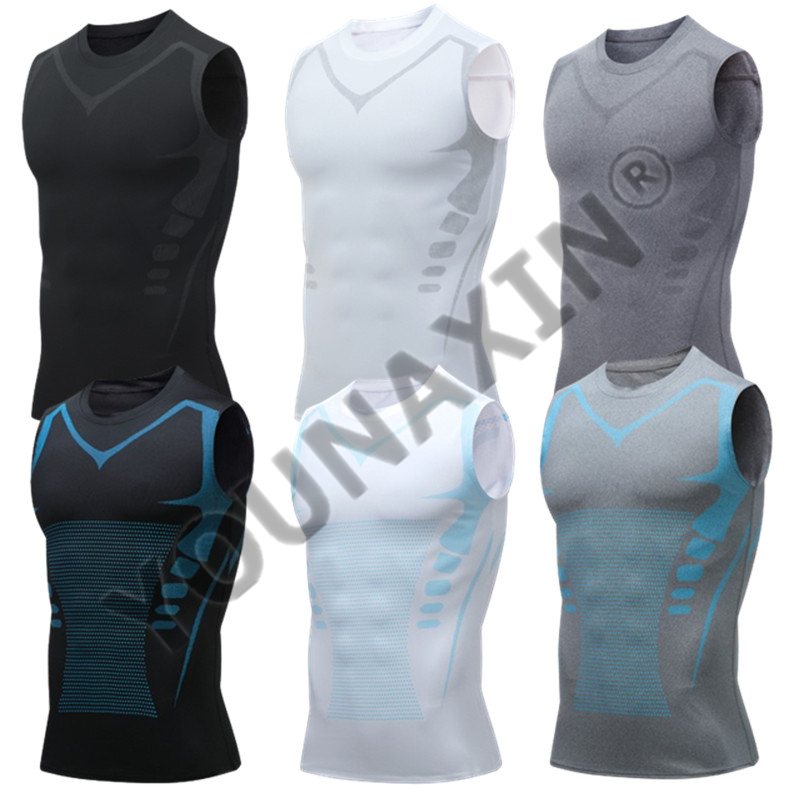 3 Pieces Men's Sleeveless T-Sh - Crossfit Yoga recension och pris