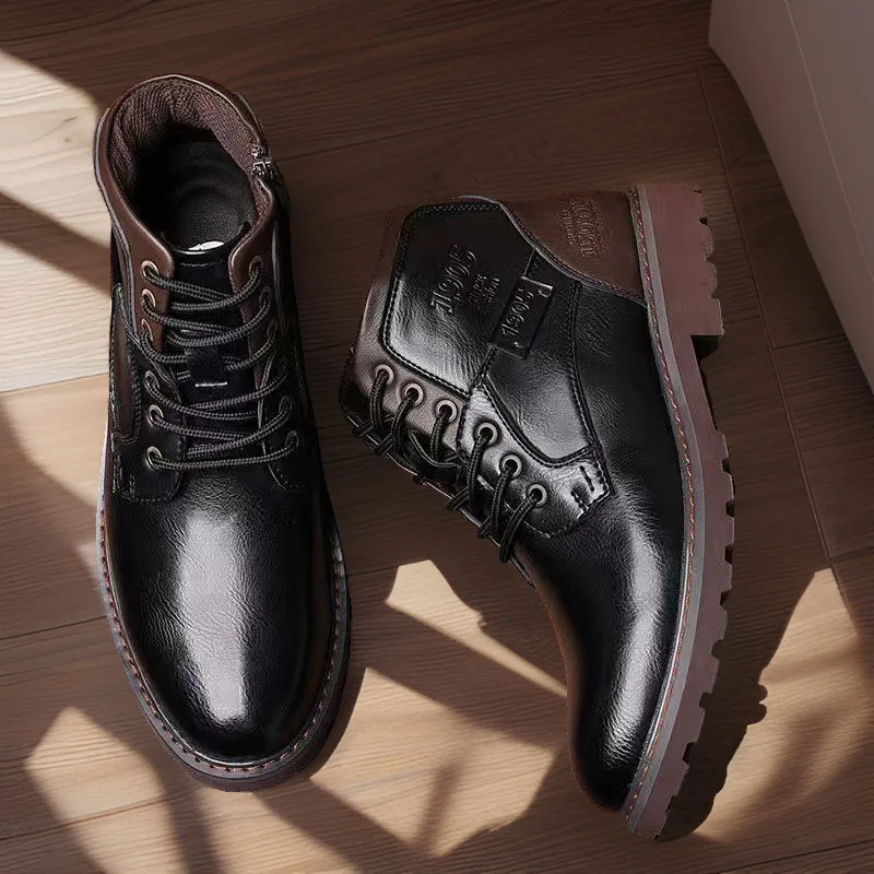 Handmade Men Boots Autumn Wint - Crossfit Male recension och pris