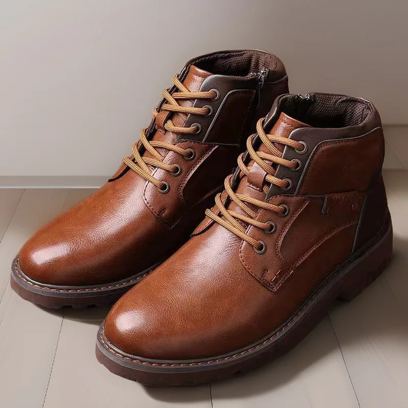 Handmade Men Boots Autumn Wint - Crossfit Male recension och pris