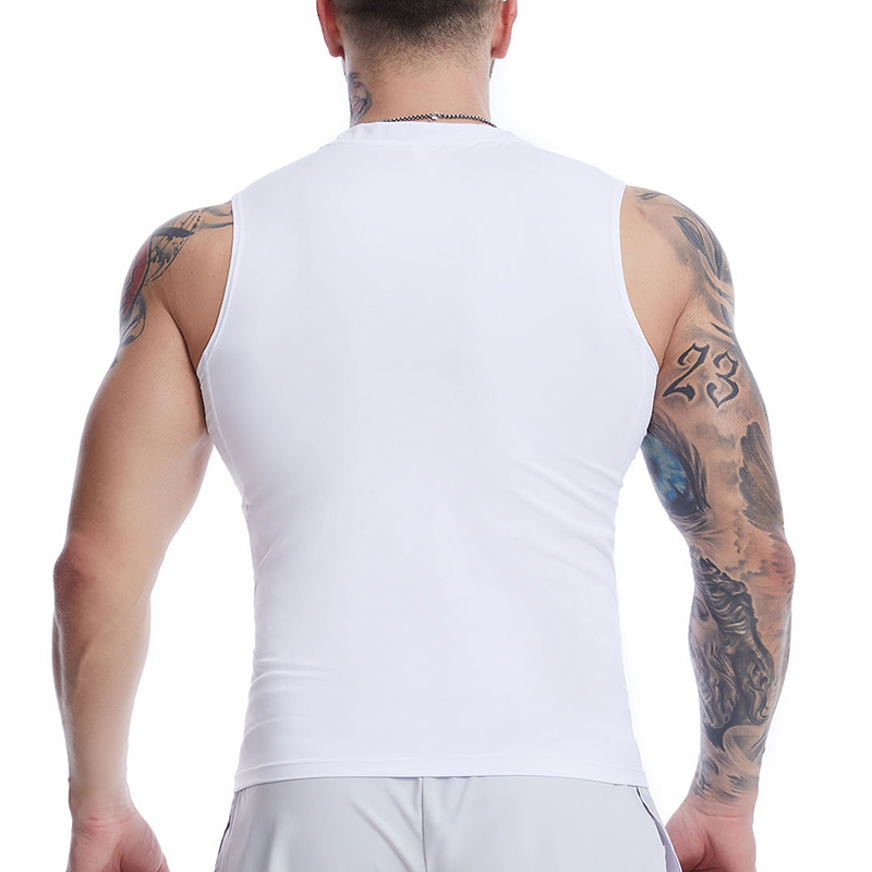 Cross Print Sleeveless Compres - Crossfit Vest recension och pris